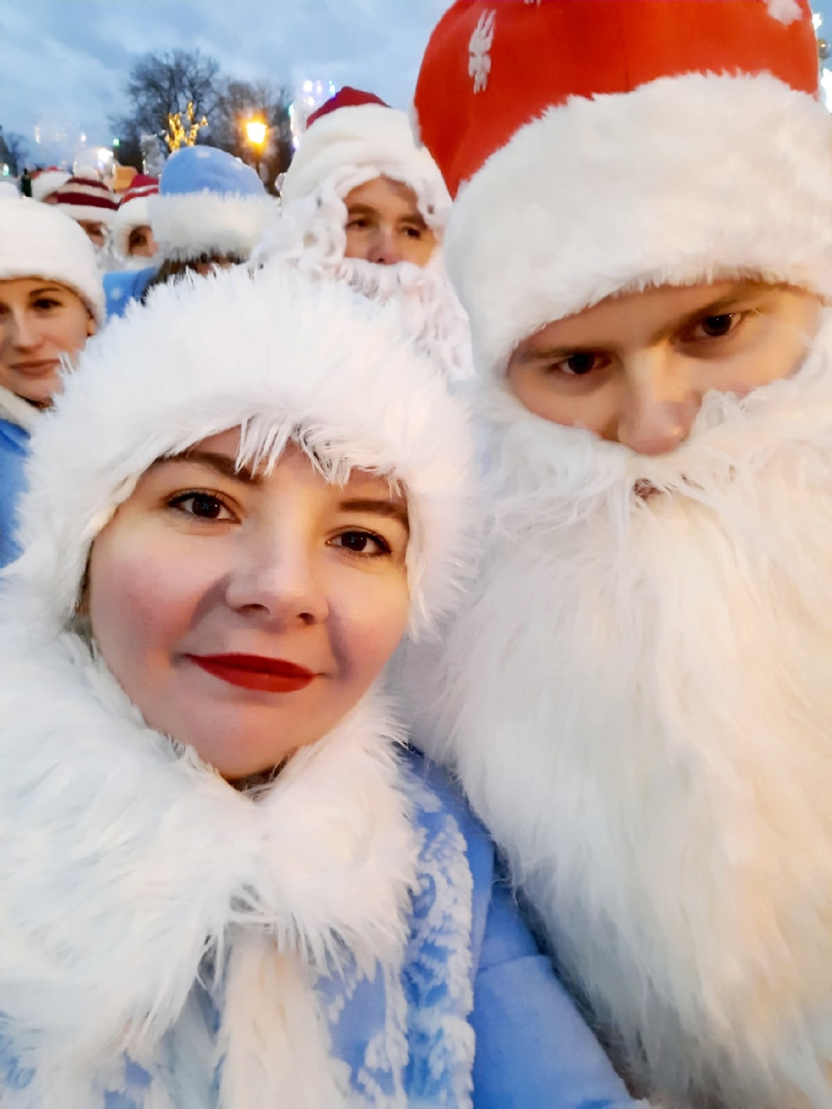  Парад Дедов Морозов в Гродно